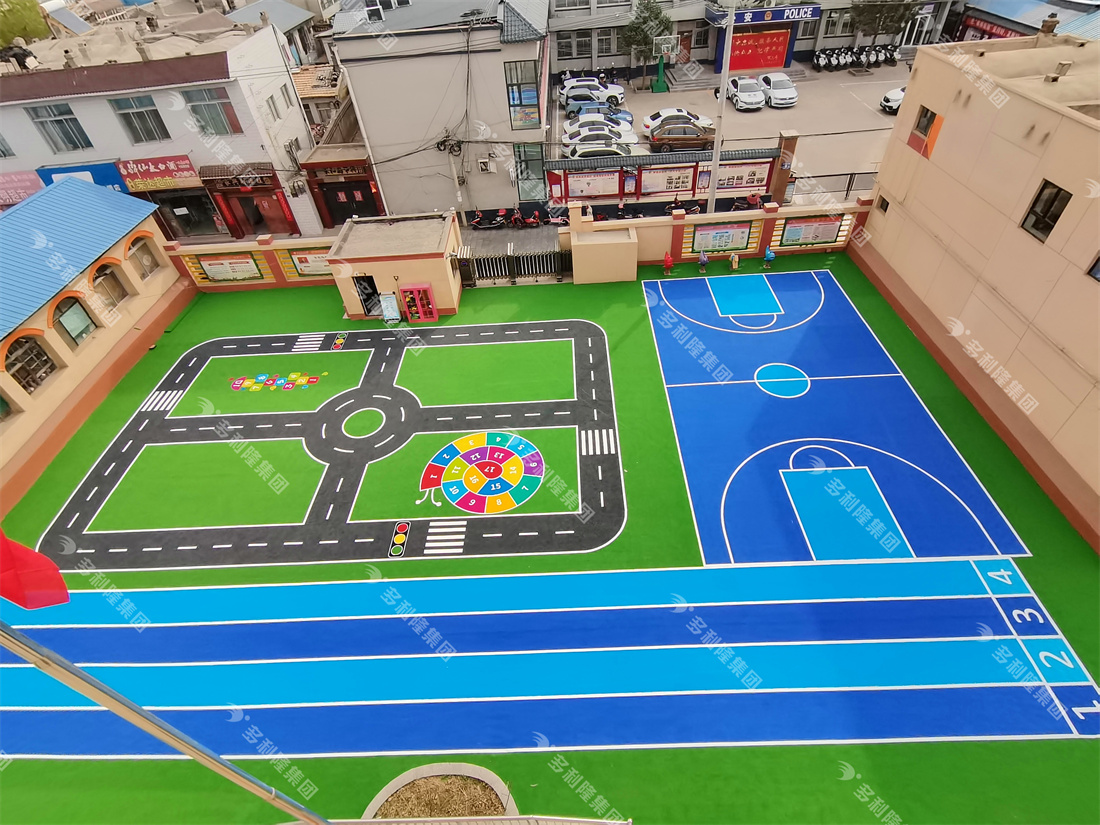 幼儿园户外场地设计,幼儿园人造草坪
